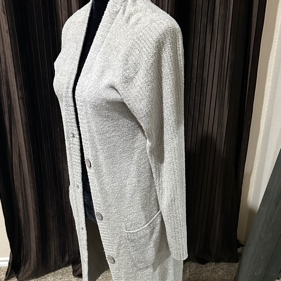 Barefoot Dreams CozyChic Lite Heathered Cardigan - Picture 3 of 10